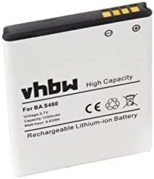 BATERÍA LI-Ion 1300mAh para HTC Explorer, HD3, HD7, HD7s, Marvel, PD29110 etc. sustituye 35H00143-01M, 35H00154-01M, BA S460, BA S540, BD29100