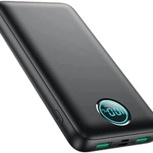 iPosible Bateria Externa 26800mAh 25W PD + QC 4.0 Power Bank Carga Rapida USB C Bateria Portatil Movil Pantalla LCD y 3 Outputs para iPhone 12 Pro/12 Pro MAX, Mac, Samsung, Huawei【2022 Version】