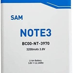 N NEWTOP Batería compatible para Samsung Galaxy Note 3, III (N9000, N9002, N9005, N9006, N9008, N9009) de 3200 mAh de alta capacidad, repuesto de repuesto interior premium de 3,8 V de iones de litio
