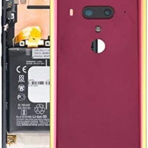 Part de Repuesto del teléfono Celular Tapa Trasera de la batería con Lente de cámara para HTC U12 +