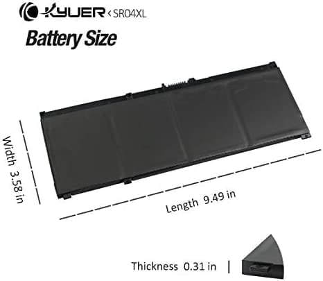 WK06XL M41640-CD1 M41711-005 M41640-AC1 Laptop batterij compatibel met HP Omen 16-b0xxx 16-b0000TX 16-B0047TX 16-C0xxx 16-C0167AX Omen 7 Plus 17-ck0xxx 17-CK0007NV 17T-CK100 Series(11.58V 83Wh