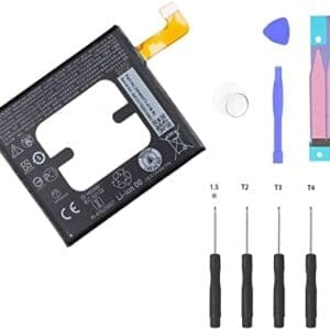 Aousavo B2PZC100 - Batería de repuesto compatible con HTC 2PZC, 2PZC100, 601HT, U11, U11 TD-LTE, U-3f, U-3u, U-3w parte NO 35H00271-00M con kit de herramientas gratuito