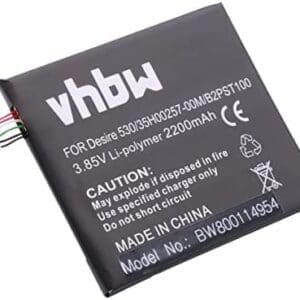 vhbw Litio polímero batería 2200mAh (3.85V) para móvil Smartphone teléfono como HTC 35H00257-00M