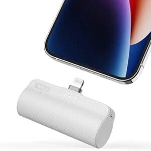 iWALK 3350mAh Móvil Portátil Batería Externa, Ultra-Ligera Power Pack Compacto Power Bank Cargador Compatible con iPhone 14/14 Pro/13/12/11/XS/XR/X/8/7/6/6s/Plus