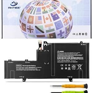 ANTIEE OM03XL - Batería para portátil HP EliteBook x360 1030 G2 1GY29PA 1GY30PA 1UX08PA 1EM31EA 1EN90EA Y8Q67EA Y8Q89EA Z2W62EA Z2W73E Serie HSN-I04C HSTNN-IB70 863167-1B1 863280-855 11,55 V 57 WH