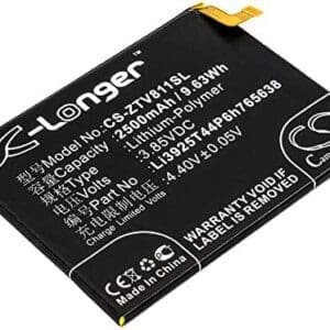 TECHTEK baterías Compatible con [ZTE] Blade V8 Lite, Blade V8 Lite Dual SIM, Blade V8 Lite Dual SIM TD-LTE sustituye Li3925T44P6h765638