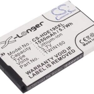 Batería Compatible con HTC Hero 1550mAh CS-HDE190XL