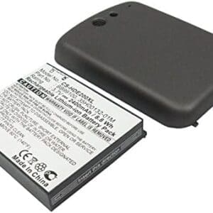 Batería Compatible con HTC Nexus One, 2400mAh / 8,9Wh, 3,7V, Li-Ion, Black
