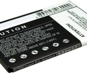 Batería Compatible con HTC Desire Z Li-Ion 3.7V 1500mAh - BA S450, BB96100, 35H00140-00M, 35H00140-01M