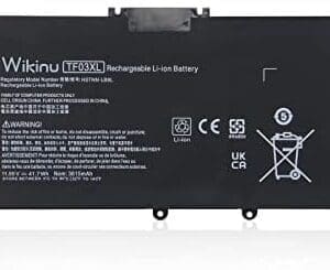 Wikinu TF03XL 920070-855 Batería para HP Pavilion 14-BF 14-BK 15-CC 15-CD 15-CK 17-AR X360 14M-CD0001dx 15-CC0XX 15-CC1XX 15-CD0XX 15-CC050WM 15-CD040WM 920046-421 920046-121 920046-541