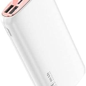 Kuulaa Batería Externa 26800mAh Power Bank con 2 Salida y 2 Entrada Cargador Movil Portátil Compatible con para iPhone, Xiaomi, Samsung,Huawei y más Smartphone