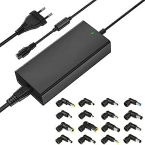 BERLS 65W Cargador Portátil Universal para Laptop Lenovo Yoga Thinkpad HP Acer ASUS Toshiba Sony DELL Samsung Ideapad JBL-Xtreme Aspire ZenBook Taichi Adaptador 15V 18.5V 19V 19.5V 20V con 16 Tip