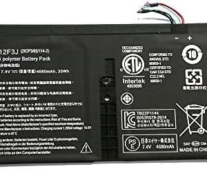 7XINbox 7.4V 35Wh 4680mAh AP12F3J 2ICP3/65/114-2 Batería de Laptop Compatible con Acer Aspire 13.3-Inch S7 S7-391 S7-392 S7-393 Touchscreen Ultrabook Series S7-391-53314G12aws S7-391-53314G25aws