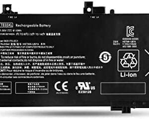 TE03XL Reemplazo de la batería del portátil para HP Pavilion 15 Omen 15-BC000 15-BC015TX BC400NA BC006NA BC411TX BC406TX BC407TX BC408TX 15-AX033DX AX009NA AX001TX AX001NS AX008NS (11.55V 61.6Wh)