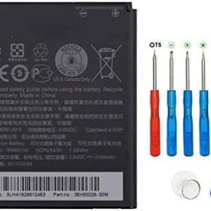 Swark Batería BM65100 compatible con HTC Desire 320, 510, 601 BM65100 / BA-S930 con herramientas.