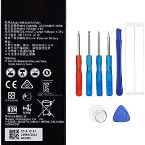 Swark HB4342A1RBC - Batería compatible con Huawei Y5II Y5 II 2 Ascend 5+ Y6 Honor 4A con herramientas