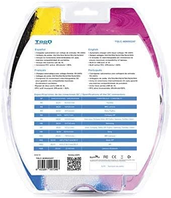 TooQ TQLC-102BS02AT Cargador Universal Para Portátil 100W Blanco