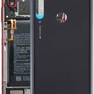 LASHEHIU Repuestos Batería Cubierta Trasera for Huawei Honor 20 Lite (Color : Black)