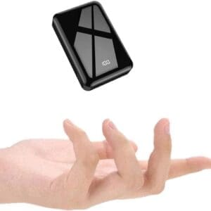 Lasuki Mini Power Bank 13800mAh Batería Externa para Movil Carga Rápida Power Cargador Portátil Delivery Portable 2 USB Salidas Batería Portatil para iPhone Samsung Android Móviles Tableta