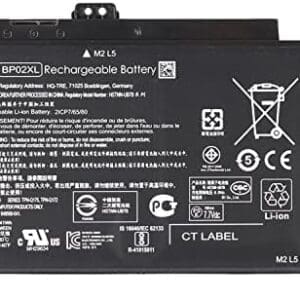 7XINbox 7.7V 41Wh 5150mAh BP02XL HSTNN-LB7H HSTNN-UB7B BP02041XL 849569-421 849909-850 Repuesto Batería para HP Pavilion PC 15 15-AU 15-AW 15T-AW 15-AU018WM 15-AU010WM 15-AU123CL 15-AW053NR Series