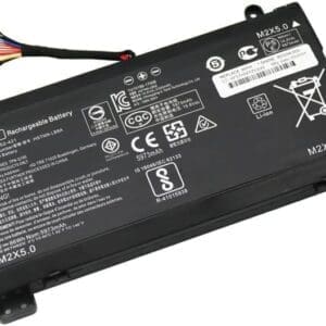 7xinbox 16 Cables FM08 Batería Reemplazo para HP Omen 17-AN013TX 17-AN014TX 17-AN014NG TPN-Q195 922753-421 922977-855 HSTNN-LB8B [86Wh 5973mAh 14.4V]