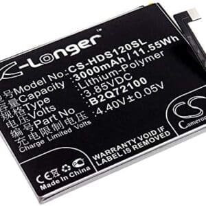 TECHTEK baterías Compatible con [HTC] Desire 12s, Desire 12s Global Dual SIM sustituye B2Q72100