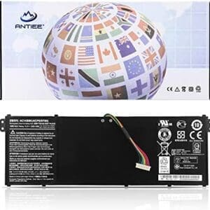 ANTIEE AC14B8K Laptop Batería para Acer Aspire E3-111 B115-M11 CB3-11113 CB5-311 V3-111 V5-122P ES1-512 B115-MP V5-122 V3-111P E3-112 V5-132 Series 4ICP5/57/80 KT.0040G.004 15.2V 48WH