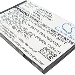 Batería Compatible con fit to HTC 35H00123-29M, T7576, 7 Pro, BA S550