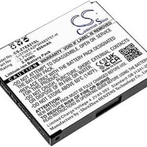 TECHTEK baterías Compatible con [ZTE] E821 sustituye Li3709T42P3H483757-H