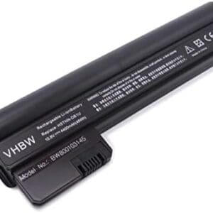 vhbw Batería Li-Ion 4400mAh 11.1V Negro Compatible con HP COMPAQ Mini 110-3110sg etc. reemplaza 607763-001, H6 07762-001, HSTNN-DB1U, WQ001AA