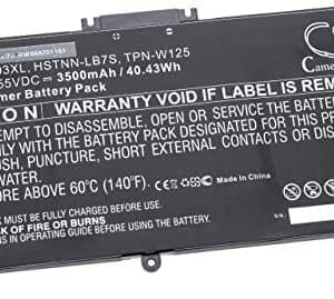 vhbw Batería Recargable Compatible con HP Pavilion X360 14-BA025ND, 14-BA025NS, 14-BA026NP Notebook (3500 mAh, 11.55 V, polímero de Litio)