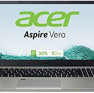 Acer Aspire Vero AV15-51 - Ordenador Portátil Ecológico 15.6” Full HD LED IPS (Intel Core i5-1155G7, 8 GB RAM, 512 GB SSD, Intel Iris Xe Graphics, Windows 11 Home), PC Portátil Color Plata