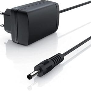 Aplic - 2A Fuente de alimentación Universal con Conector Hueco - 5,5 mm x 2,5 mm - Adaptador para Cargador - Power Supply DC 5.0V 2.0A with DC Connector - Longitud de Cable de 1,5 m - Negro