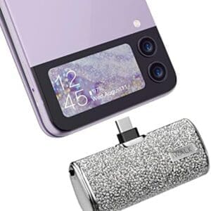 iWALK Cargador Portátil Banco de Energía USB C, Cargador Pequeño de Batería Portátil Compatible con Samsung Galaxy Z Flip3,S21,S20,S10,S9,TCL 20S,Note 21/20/10/9/8,Google Pixel 6 Pro/4,OnePlus 9,9 Pro