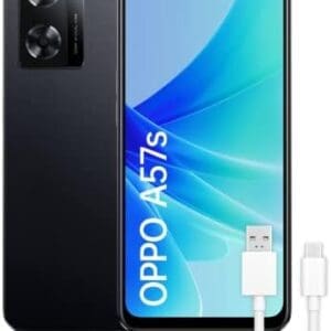 OPPO A57s - Teléfono Móvil Libre, 4GB+128GB, Cámara 50+2+8MP, Smartphone Android, Batería 5000mAh, Carga 33W, Dual Nano SIM - Negro