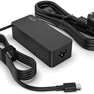SZSEEY 65W/45W USB-C/Type C Cargador Adaptador de portátil para Lenovo Chromebook ThinkPad X1 T480 T480s T580 T580s T490s E585 E580 E590 E595 C330 14e 300e 500e Yoga 720-13IKB Ideapad 100e 730S 910