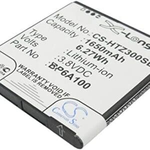 1650mAh Battery for HTC 0PA6A100, Desire 300, Desire 301