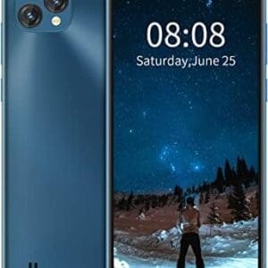 OSCAL C60 Móvil, Pantalla IPS 6,528" HD+ Smartphone, 4GB RAM y 32GB ROM/1TB Ampliable, 4G Dual-SIM Android Teléfono Móvil, Cámara 13+5MP, Batería 4780mAh, Face ID