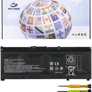 ANTIEE SR03XL Laptop Batería para HP Pavilion 15-CX 15-CX0056WM 15-CX0058WM, Envy X360 15-CN 15-CP 17-BW 15-CN0013NR 15-CP0053CL L08855-855 HSTNN-DB8Q HSTNN-IB8L L08934-2B1 TPN-Q194 52.5Wh 3Cell