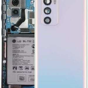 Piezas de Repuesto de reemplazo de teléfonos móviles Tapa de batería Trasera para LG Wing 5G LMF100N LM-F100N LM-F100V LM-F100 Pantallas móviles
