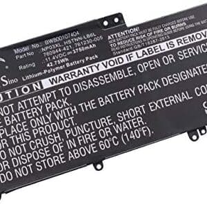 vhbw Batería Recargable Compatible con HP Pavilion X360 13-a150ng (L0M48EA), X360 13-A151NC Notebook (3750 mAh, 11,1 V, polímero de Litio)