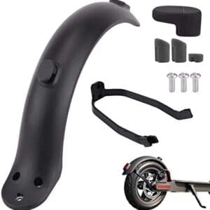 ZONSUSE Guardabarros para Scooter Soporte del Guardabarros Trasero Reemplazo de Guardabarros Trasero para el Patinete Eléctrico Xiaomi Mijia M365,M365 Pro Scooter con Tornillos y Tapas de Tornillo