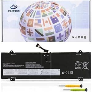 ANTIEE L19C4PDC Laptop Batería Compatible with Lenovo Ideapad Yoga 7i 2020 2021 2022 7-14ITL5 7-15ITL5 Series Notebook 5B10Z26482 L19L4PDC 5B10Z26485 L19M4PDC 5B10Z26479 15.36V 71Wh 4675mAh
