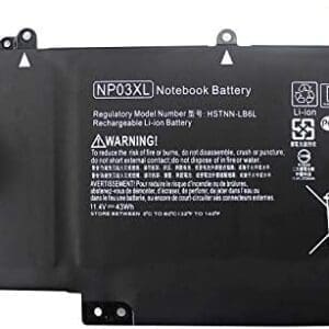 Batería de Repuesto for NP03XL HSTNN-LB6L 760944-421 TPN-Q146 TPN-Q147 TPN-Q148 TPN-Q149 HP Envy X360 15-u010dx 15-u110dx 15-u111dx 15-u050ca Pavilion X360 13-a010dx 13-a110dx 11.4V 43WH;