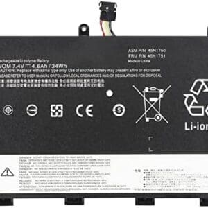 XITAIAN 7.4V 34Wh 4600mAh 45N1750 45N1751 Repuesto Batería para Lenovo ThinkPad Yoga 11e 45N1748 45N1749 Tablet
